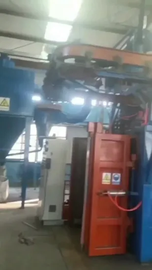 Granalladora de cadena industrial para todo tipo de piezas fundidas