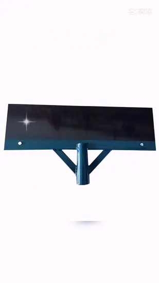 Raspador de piso de 65mn con mango tubular de acero y fibra de vidrio (FM