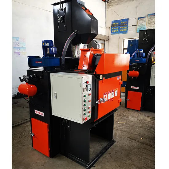 Personalice la máquina de granallado con cinta transportadora Q324, equipo de limpieza pequeño.