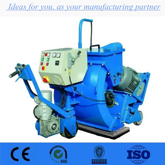 Granalladoras para preparación de superficies, eliminación de pisos de concreto, cubiertas de acero y placas de acero