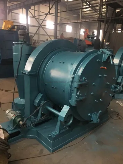 Precio de la granalladora pequeña tipo tambor rotatorio Q3110