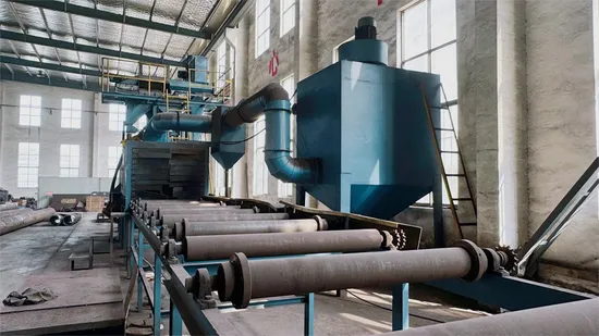 Máquina de granallado compacta de palanquillas de acero con correa de viga H para limpieza de superficies metálicas en la industria manufacturera