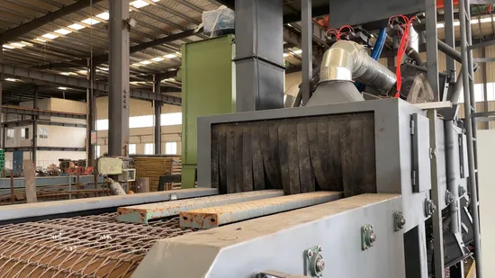 Máquina granalladora tipo transportador de malla metálica adecuada para fundiciones de hierro, piezas de aleación de aluminio y cerámicas pequeñas, etc.