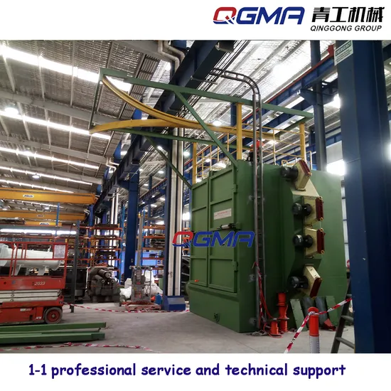 Granalladora de gancho industrial con precio de fábrica