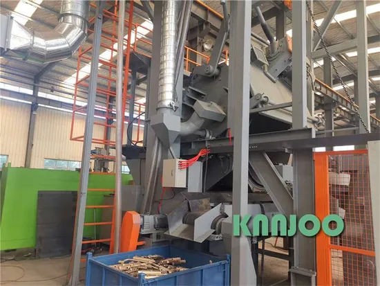 Granalladora industrial tipo tambor para una limpieza óptima de superficies