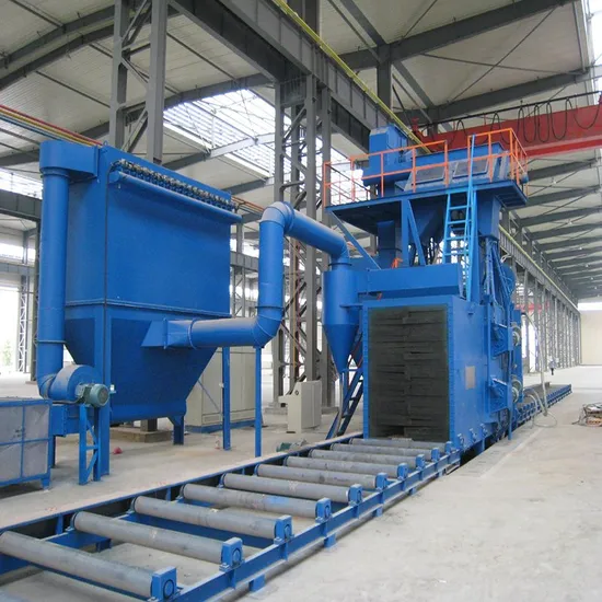 Fabricantes chinos de máquinas de limpieza industrial, transportadores de rodillos para estructuras de acero, equipos de granallado.
