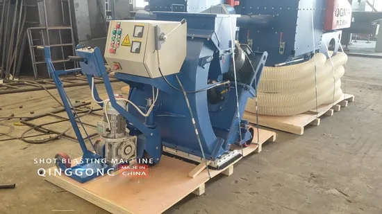 Granalladora de alta calidad para eliminar el caucho de las pistas de aeropuertos.