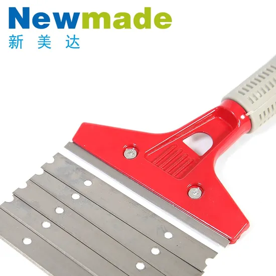 Herramientas de limpieza de plástico para ventanas de vidrio y eliminación de papel tapiz de alta resistencia Raspadores de piso de mano